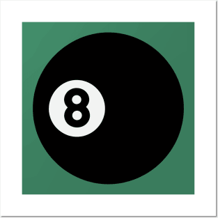 Billiards 8-Ball Posters and Art